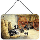 Border Collie Dog Litter Wall or Door Hanging Prints