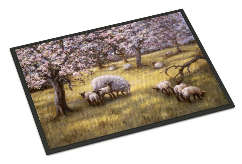 Sheep by Daphne Baxter Indoor or Outdoor Mat 18x27 BDBA0133MAT