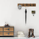 Rabbits and the Rabbit Hole Leash or Key Holder Wall Hooks, Coat Rack Wall Mount, for Hanging Keys, Towels, Aprons, Leashes