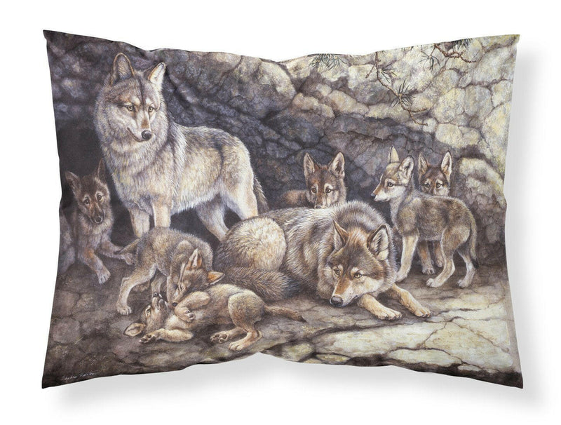 Wolf Wolves by the Den Fabric Standard Pillowcase BDBA0157PILLOWCASE