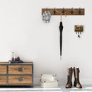 Cows Calves in the Barn Leash or Key Holder Wall Hooks, Coat Rack Wall Mount, for Hanging Keys, Towels, Aprons, Leashes