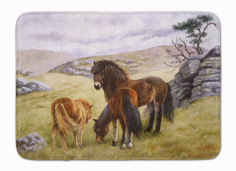 Horses in the Meadow Machine Washable Memory Foam Mat BDBA0189RUG