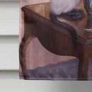 On The Dresser Siamese cat House Flag 28x40 Porch Sleeve Pole Decorative Outside Yard Banner Artwork Wall Hanging, Polyester