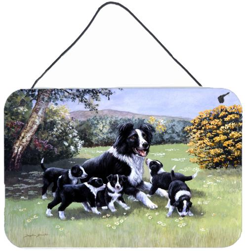 Border Collie Puppies with Momma Wall or Door Hanging Prints