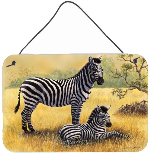 Zebras by Daphne Baxter Wall or Door Hanging Prints