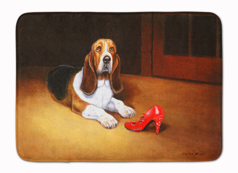 Basset and Shoe Machine Washable Memory Foam Mat BDBA0372RUG