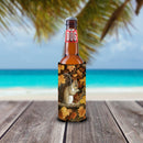 Autumn Grey Squirrel by Daphne Baxter Slim Can Hugger , Insulated Foam Hugger for 12 oz Slim Cans, Beer Bottles & Water Bottles, Printed in USA