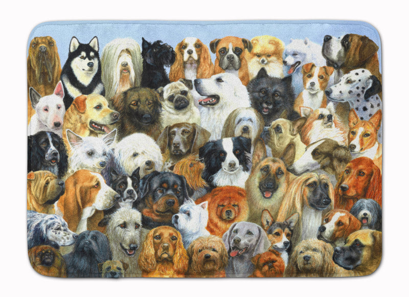 Fifty One Dogs Machine Washable Memory Foam Mat BDBA0441RUG