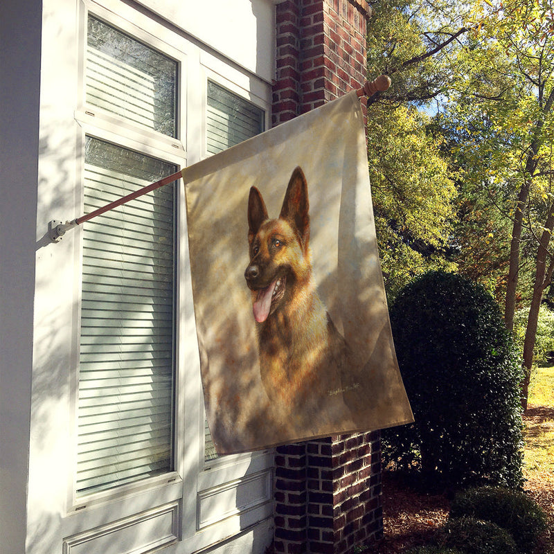 Alsatian German Shepherd Flag Canvas House Size BDBA0464CHF