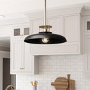 Beacon 1-Light Modern Gold & Black Island Pendant Light