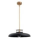 Beacon 1-Light Modern Gold & Black Island Pendant Light