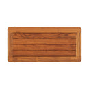 Oiled Teak Shower and Bath Decor Bench with Shelf - 30" by NORDICTEAK.COM