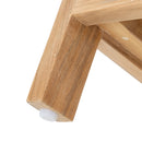 Natural Teak Indoor/Outdoor Storage Rack - 55" by NORDICTEAK.COM