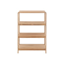 Natural Teak Indoor/Outdoor Storage Rack - 55" by NORDICTEAK.COM