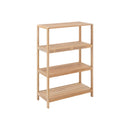 Natural Teak Indoor/Outdoor Storage Rack - 55" by NORDICTEAK.COM