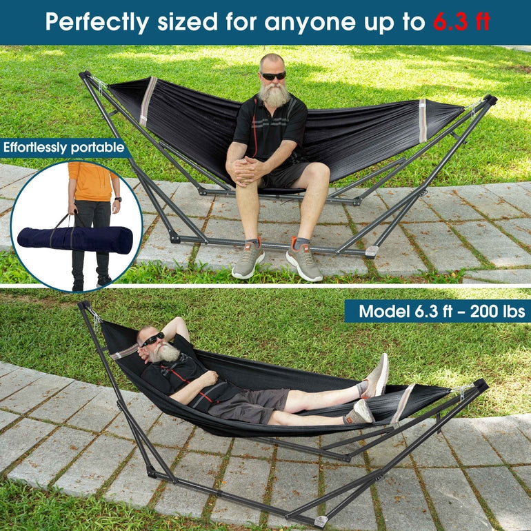 Tranquillo Original Collapsible Hammock with Stand for Ultimate Relaxation, photo 37 of 44