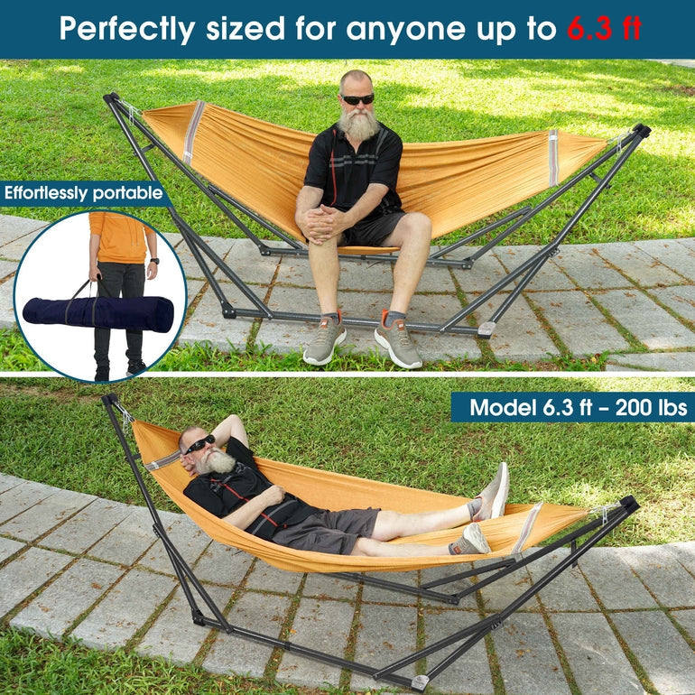 Tranquillo Original Collapsible Hammock with Stand for Ultimate Relaxation, photo 23 of 44