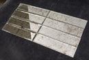 Antique Mirror 3x12 Polished Subway Glass Tile (20 pack, 5 sq ft/case) - Sample