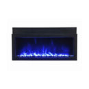 Amantii Panorama Extra Slim 40 Inch Smart Indoor or Outdoor Linear Electric Fireplace