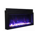 Amantii Panorama Extra Slim 30 Inch Smart Indoor or Outdoor Linear Electric Fireplace
