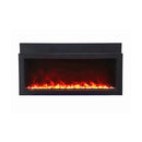 Amantii Panorama Extra Slim 30 Inch Smart Indoor or Outdoor Linear Electric Fireplace