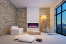 Amantii Panorama BI-40-DEEP-OD Deep 40 Inch linear Indoor or Outdoor Electric Fireplace