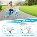 14/16/18 Inch Kids Bike with Dual Brakes and Adjustable Seat