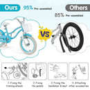 14/16/18 Inch Kids Bike with Dual Brakes and Adjustable Seat by LJGDeals