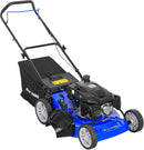 BILT HARD 21" Gas Push Mower – 201cc 3-in-1 Lawn Mower with Bagging, Mulching & Side Discharge