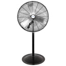 BILT HARD 24" High-Velocity Pedestal Fan: 6450 CFM, 3-Speed, Heavy-Duty Industrial Standing Fan