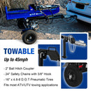 LOG-X Series 35-Ton Full Beam Gas Log Splitter: 10hp 301cc OHV Engine, 23" Stroke