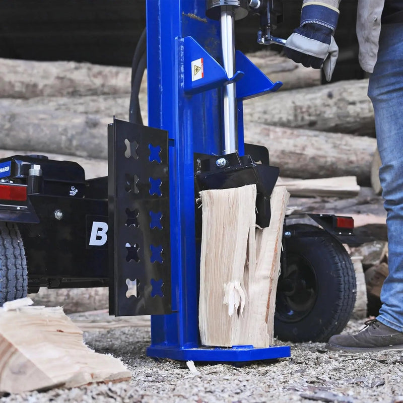 LOG-X Series 35-Ton Full Beam Gas Log Splitter: 10hp 301cc OHV Engine, 23" Stroke