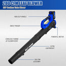 BILT HARD 40V 17" Brushless Cordless Lawn Mower with 2-in-1 12" String Trimmer/Edger and Leaf Blower Combo Set