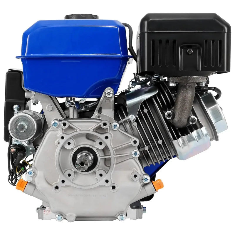 BILT HARD 420cc 15HP Gas Engine with Electric Start, Horizontal Shaft 4 Stroke OHV Gas Motor, Gas Powered Multi-Use Engine