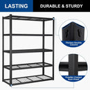 BILT HARD 60" W x 24" D Garage Shelving 3300 LBS, 72" H Storage Shelves, Heavy Duty 5-Tier Metal Shelving Units with Adjustable Shelf, Steel Wire Utility Shelving