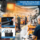 BILT HARD 7500W Electric Garage Heater, 240V Digital Fan-Forced Ceiling Mount Heater with Remote, Hardwired Shop Garage Heater with Thermostat, Overheat Protection, Timer, Ideal for Workshop