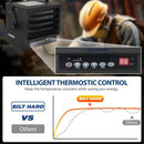 BILT HARD 7500W Electric Garage Heater, 240V Digital Fan-Forced Ceiling Mount Heater with Remote, Hardwired Shop Garage Heater with Thermostat, Overheat Protection, Timer, Ideal for Workshop