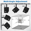 BILT HARD 7500W Electric Garage Heater, 240V Digital Fan-Forced Ceiling Mount Heater with Remote, Hardwired Shop Garage Heater with Thermostat, Overheat Protection, Timer, Ideal for Workshop