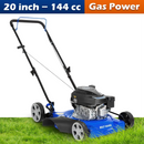 BILT HARD 20" Gas Push Lawn Mower – 144cc 4-Cycle Engine, 8 Cutting Heights, Perfect for Lawns, Yards & Gardens