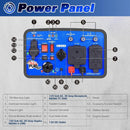 BILT HARD Portable Generator 5500 Watt, Quiet Inverter Generator with Electric Start, 120V NEMA 5-20R, NEMA TT-30R and 12V DC Output, Outdoor Generators for Home Backup Use and RV Ready