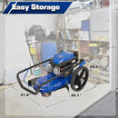 BILT HARD 22" Walk-Behind String Trimmer – 170cc 4-Cycle Gas Engine, Heavy-Duty Push Weed Eater & Brush Cutter with 14" Flat-Free Wheels