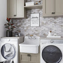 Wooden Grey 11x12 Polished Etched Hexagon Marble Mosaic Tile (5 pack, 4.66 sq ft/case) by Apollo Tile