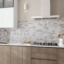 Wooden Grey 0.8x12 Polished Pencil Marble Tile Trim (10 pack, 0.667 sq ft/case)