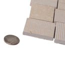 Beige 11x11 Polished Etched Brick Marble Mosaic Tile (5 pack, 4.13 sq ft/case) - Sample
