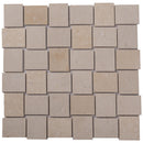 Beige 11x11 Polished Etched Brick Crema Marfil Marble Mosaic Tile (5 pack, 4.13 sq ft/case)