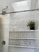 White Gray 12x12 Polished Etched Hexagon Bianco Carrara Marble Mosaic Tile (5 pack, 4.92 sq ft/case)