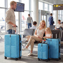 3-Piece 20/24/28 Inch Lightweight Hardside Luggage Set with 8-Spinner Wheels