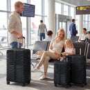 3-Piece 20/24/28 Inch Lightweight Hardside Luggage Set with 8-Spinner Wheels