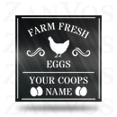 Farm Fresh Eggs Monogram