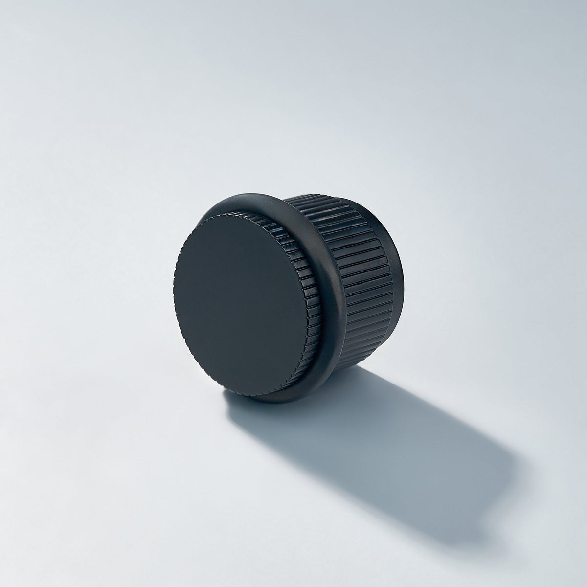 Bastion - Linear Knurled Solid Brass Door Stops, photo 3 of 11